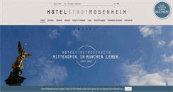 Desktop Screenshot of hotel-stadt-rosenheim.de